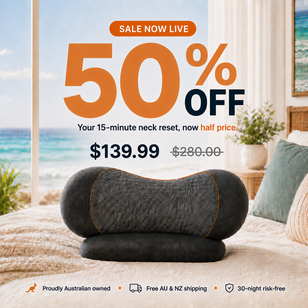 VESU Neck Reset Pillow